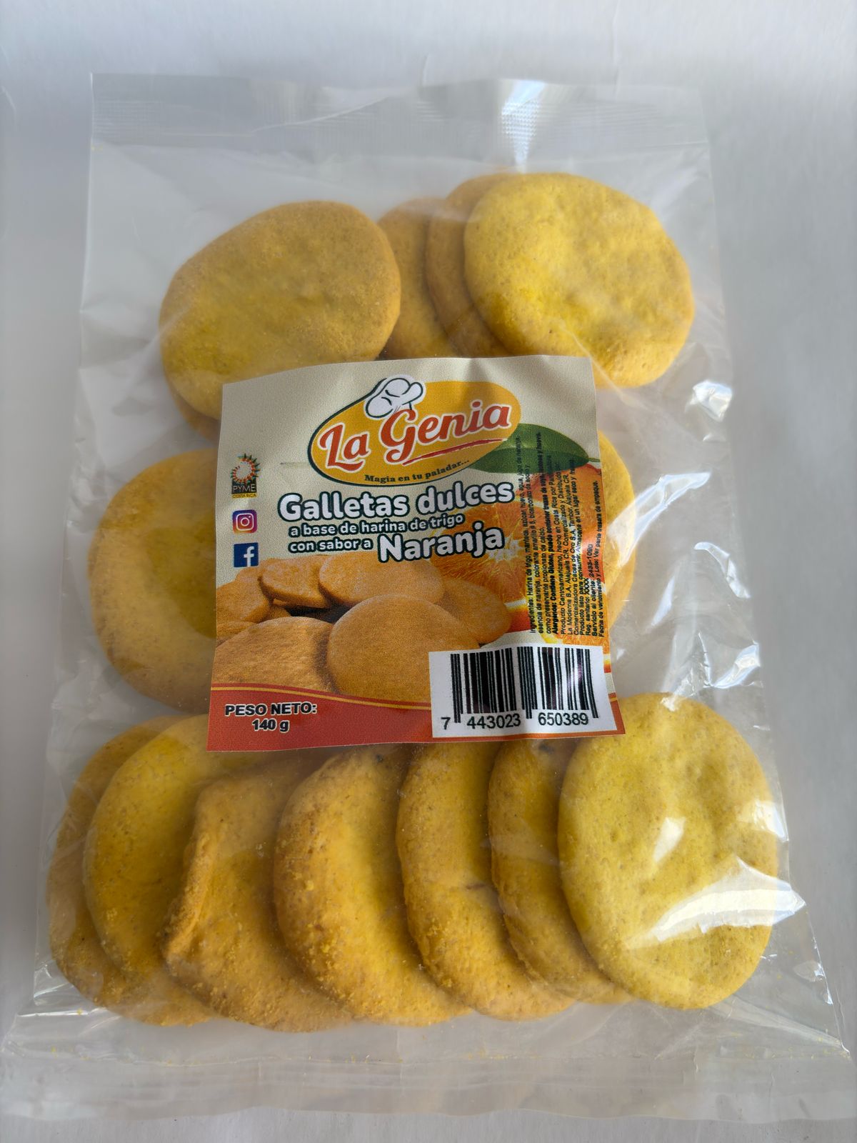 Galletas Dulces de Naranja